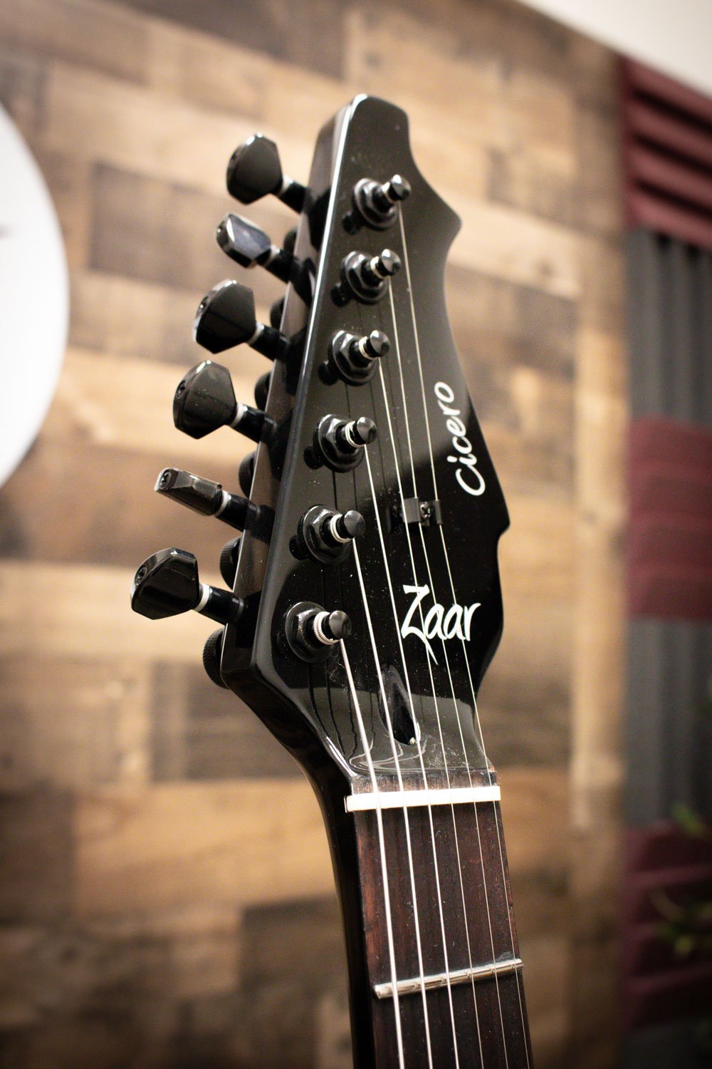 Zaar Cicero Limited Edition Artist Series Electric Guitar - SmittenKittenTx - Tlaltecuhtli - Zaar Guitars
