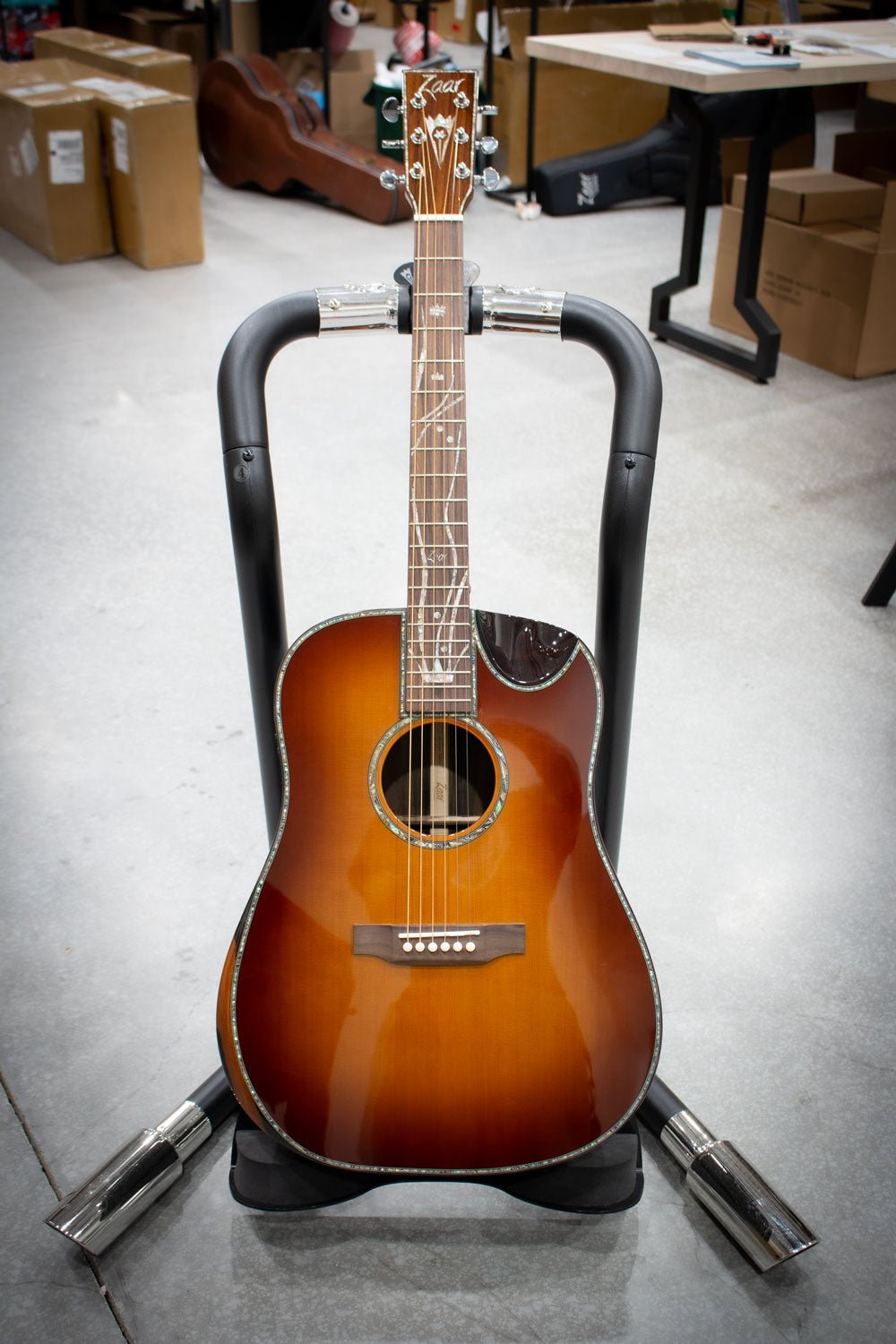 Z840 - Ziricote Acoustic - Elite Series - Limited Edition (Showroom) Burst - Demo/Blem/Open Box - Zaar Guitars