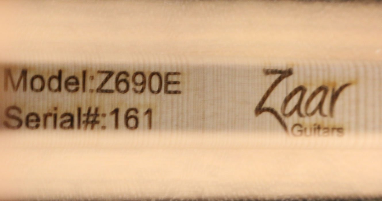 Zaar with Scars - Z690E (161) - Zaar Guitars