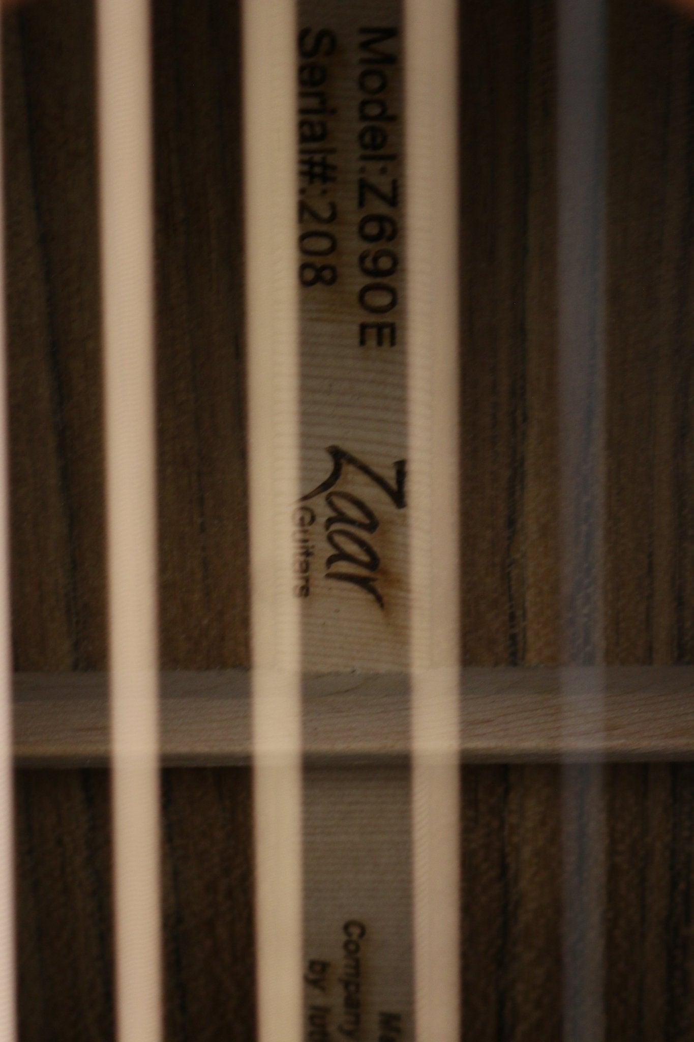 Zaar with Scars - Z690E (208) - Zaar Guitars